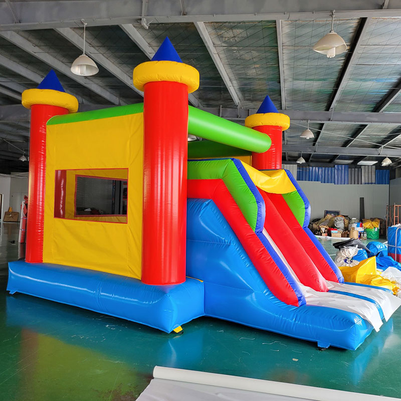Kids Outdoor Jump House - Slaytlı Sıçrama Ev Çocuklar İçin Atlama