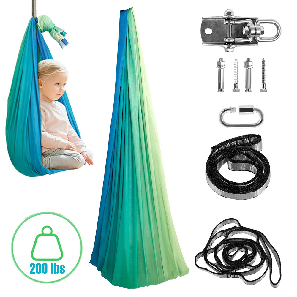 Kids Outdoor Hammock - Çocuk Duyusal Salıncaklar 360'lü Çift Katmanlı