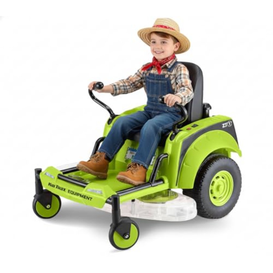 Kids Outdoor Lawn Mower - Kid Trax 12V Sıfır Dönüşlü Çim