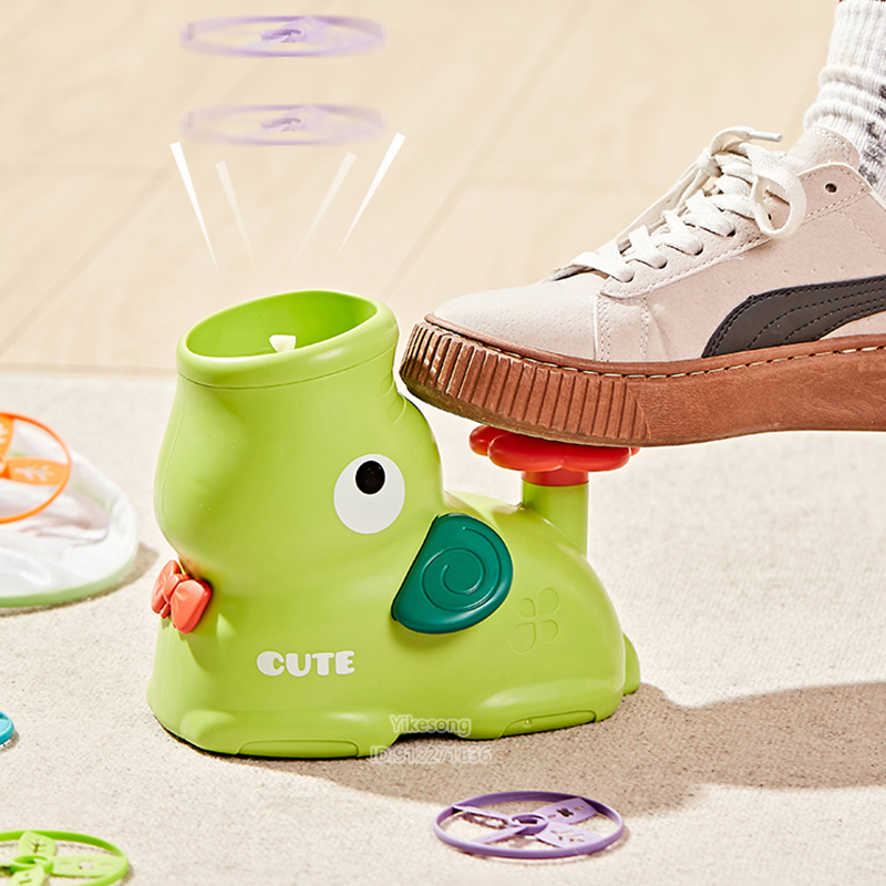 Kids Outdoor Jumping Toys - Uçan Disk Hava Roketatar Tabağı Açık