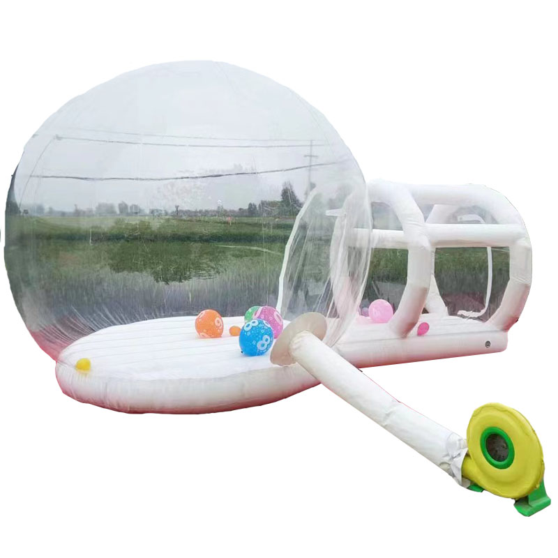 Kids Outdoor Jump House - Açık Hava Beyaz PVC Şişme Zıplama