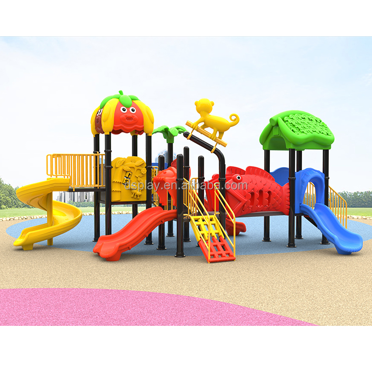 Kids Outdoor Climbing Structure - Çocuklar İçin Renkli Kaydıraklar ve Yenilikçi