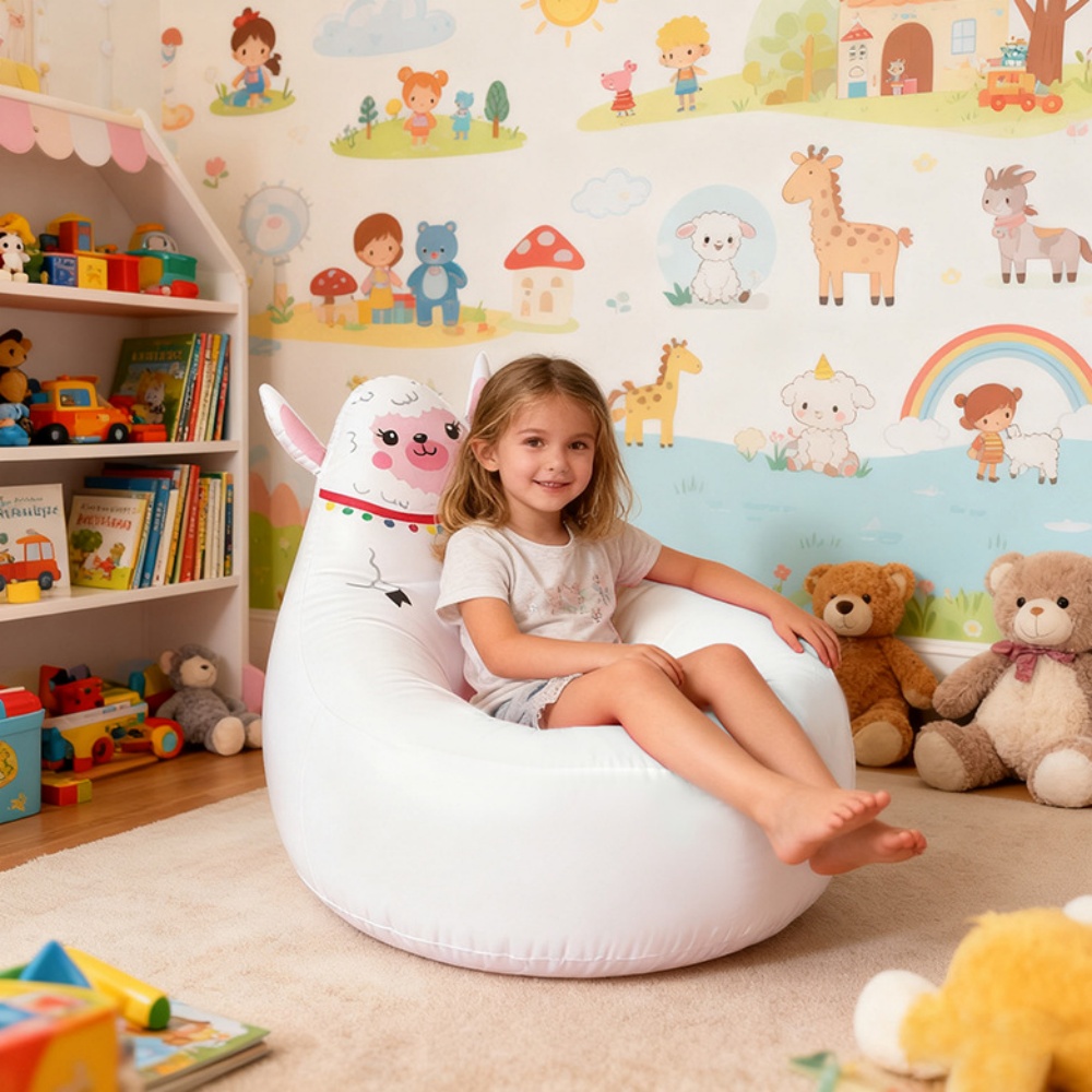 Çizgi Film Çocuk PVC Şişme Kan - Kids Outdoor Foldable Chair incelemesi ve fiyatı