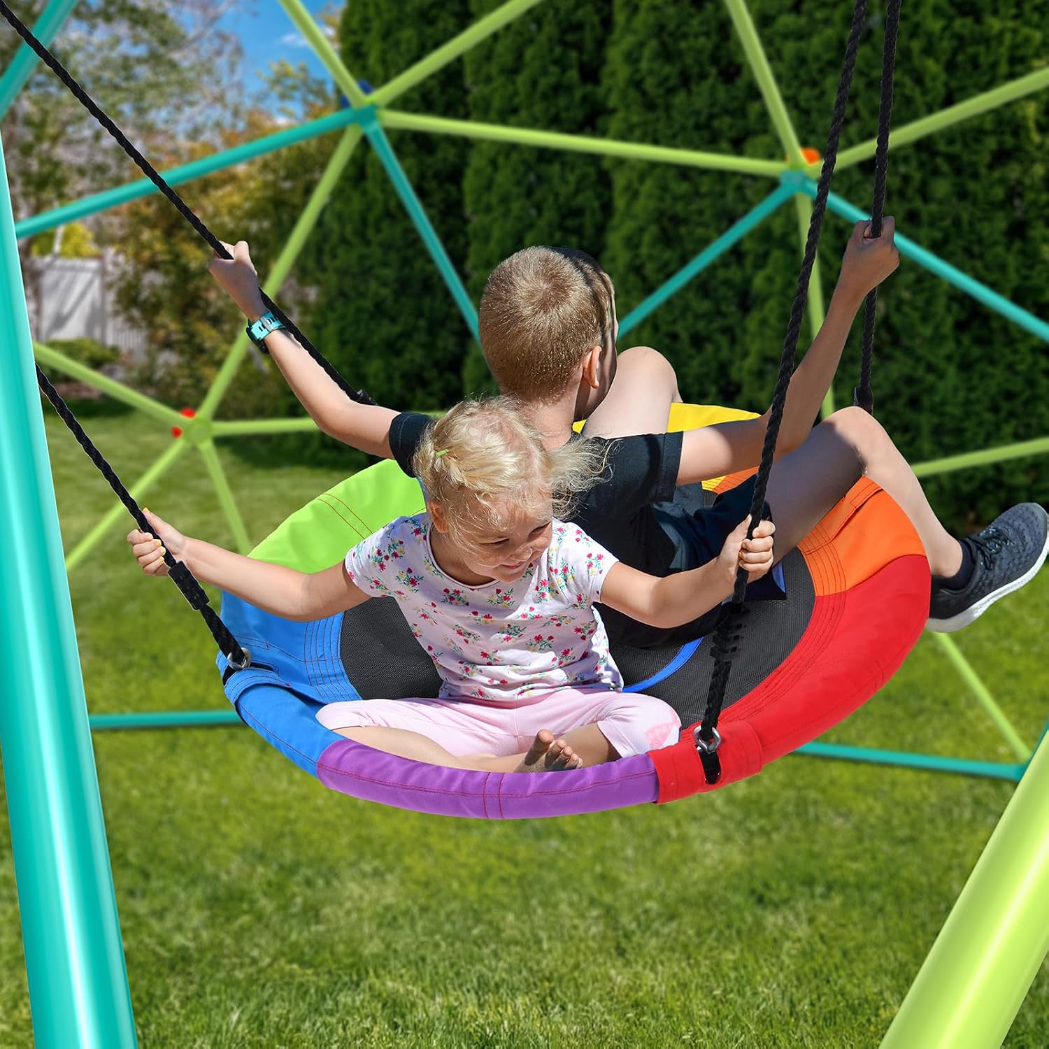 10 ft Tırmanma Kupası Salıncak - Kids Outdoor Swing Set incelemesi ve fiyatı