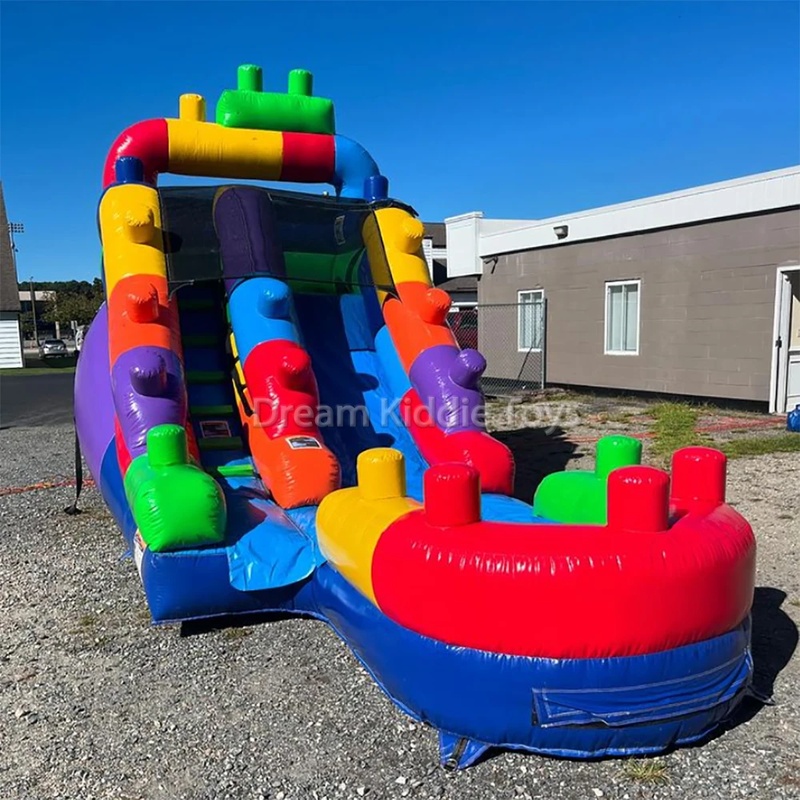 Yapı Taşı Şeklinde Ticari Şişm - Kids Outdoor Jumping Toys incelemesi ve fiyatı