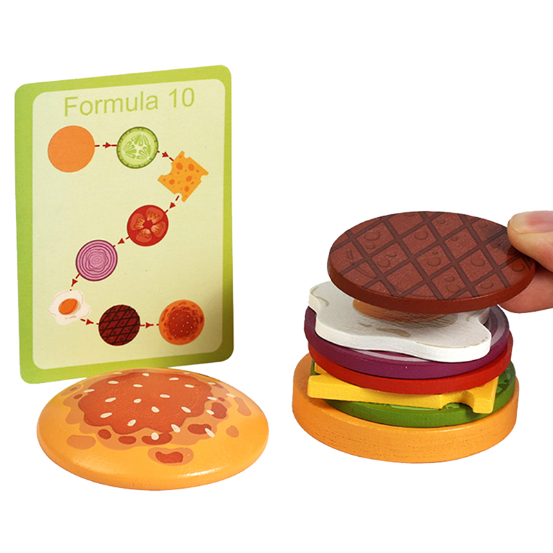 Yeni Ahşap Hamburg Sandviç İst - Kids Outdoor Kitchen Accessories incelemesi ve fiyatı
